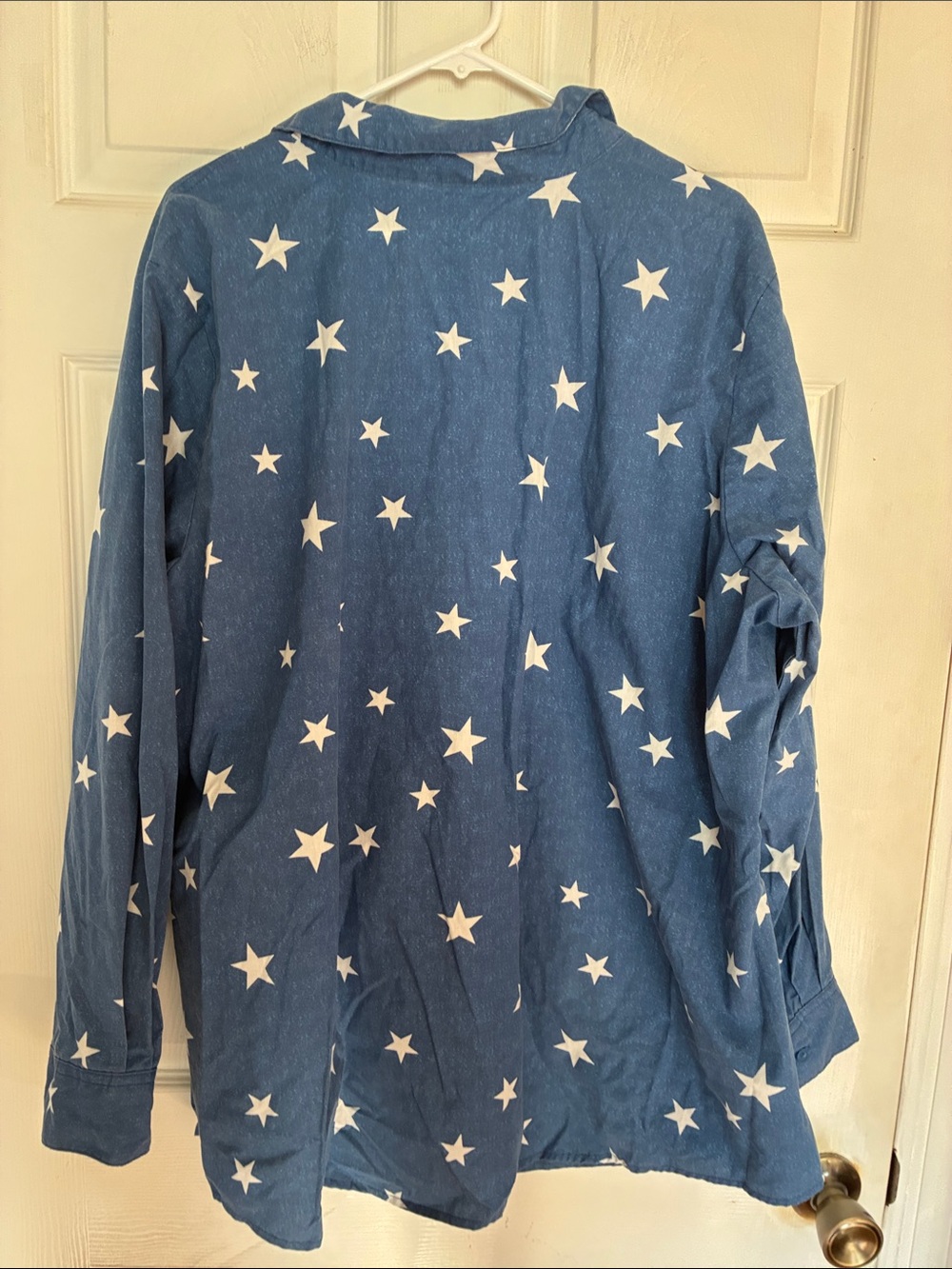 WomanWithin Size 2X Star-Print Button-Up Shirt - Unbranded - Picture 7 of 10